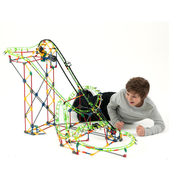 K'Nex K’Nex Double Doom Roller Coaster Set (Motorlu) Thrill Rides Knex 