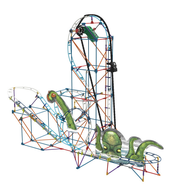 K'Nex  Krakens Revenge Roller Coaster 17616 (Motorlu)             