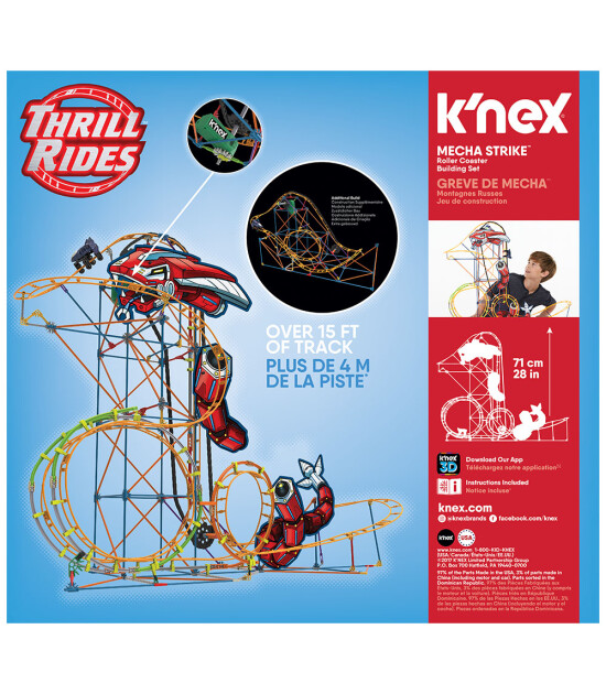 K'Nex  Mecha Strike Roller Coaster 18515 (Motorlu)                