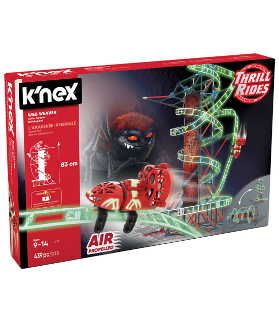 K'Nex  Web Weaver Roller Coaster Set 45717 (Motorlu)              