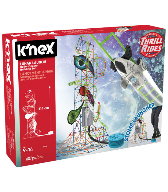 K'Nex  Lunar Launch Roller Coaster Set 51425 (Motorlu)            