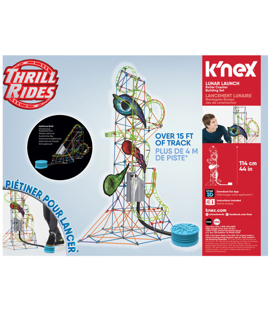 K'Nex  Lunar Launch Roller Coaster Set 51425 (Motorlu)            