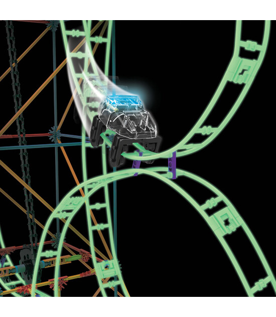 K'Nex  Looping Light-Up Roller Coaster 51455 (Motorlu)            