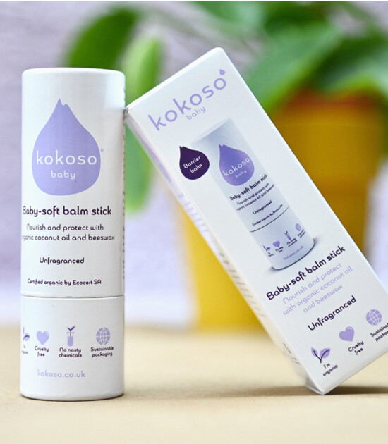 Kokoso Baby Organik Bebek Balm Stick (Kokusuz)