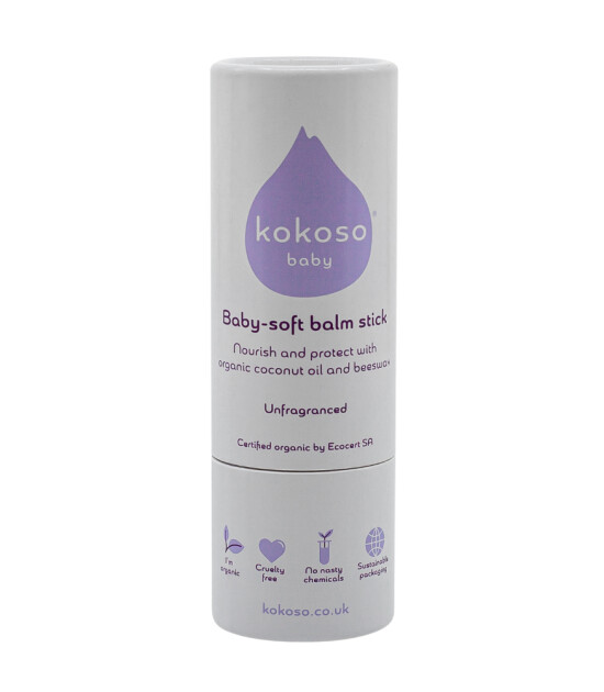 Kokoso Baby Organik Bebek Balm Stick (Kokusuz)