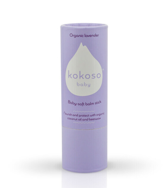 Kokoso Baby Organik Bebek Balm Stick Büyük // Lavanta