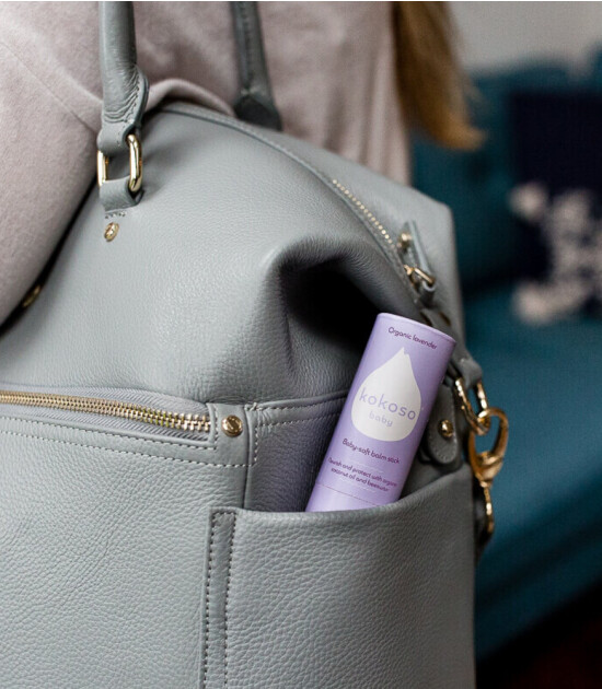 Kokoso Baby Organik Bebek Balm Stick Büyük // Lavanta