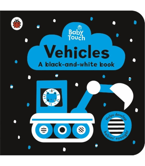 Ladybird Baby Touch: Black and White Book- Vehicles