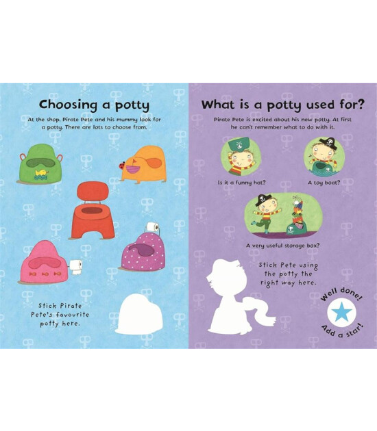 Penguin Random House Children's Uk Pirate Pete's Potty sticker activity book