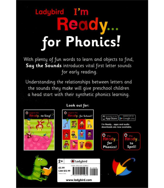 Penguin Random House Children's Uk Ladybird I'm Ready for Phonics: Say the Sounds