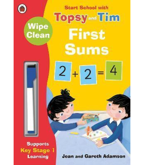 Ladybird Wipe-Clean First Sums: Start School with Topsy and Tim