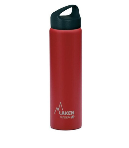 Laken Klasik &Ccedil;elik Termos Şişe (750 ml) // Kırmızı
