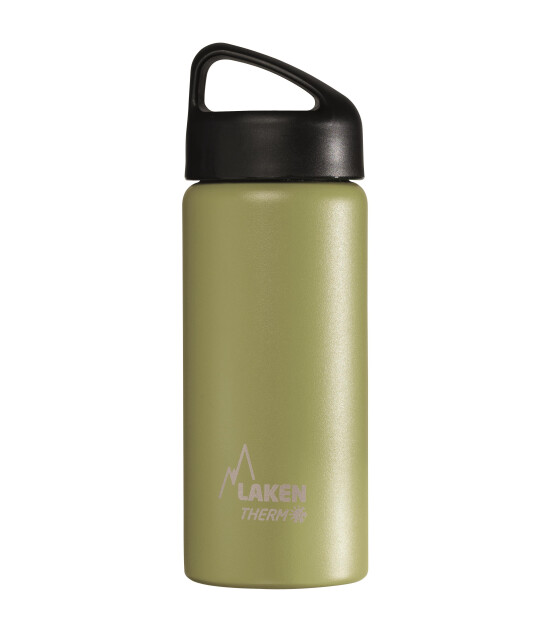 Laken Klasik Çelik Termos Şişe (500 ml) // Haki