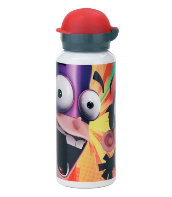 Laken Hit Alüminyum Şişe (0.45L) // Fanboy & Chum Chum - Kırmızı
