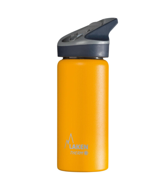 Laken Jannu &Ccedil;elik Termos Pipetli Suluk (500 ml) // Sarı