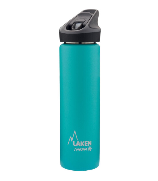 Laken Jannu Çelik Termos Pipetli Suluk (750 ml) // Turkuaz
