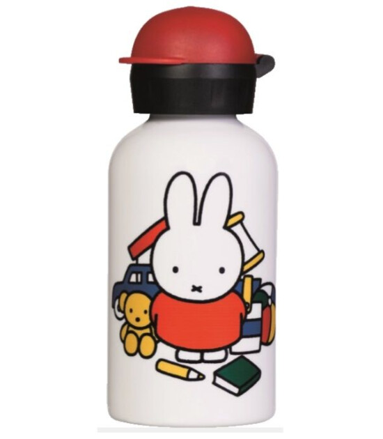 Laken Hit Çelik Termos Şişe (0.35L) // Miffy - Kırmızı