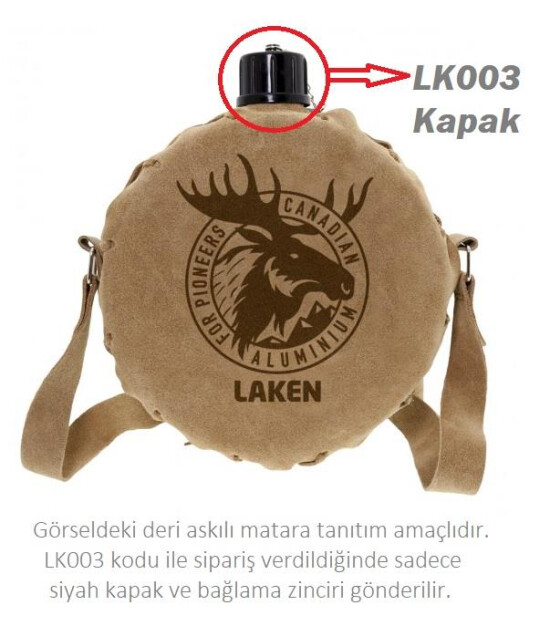 Laken Askeri Matara Yedek Kapak // Siyah