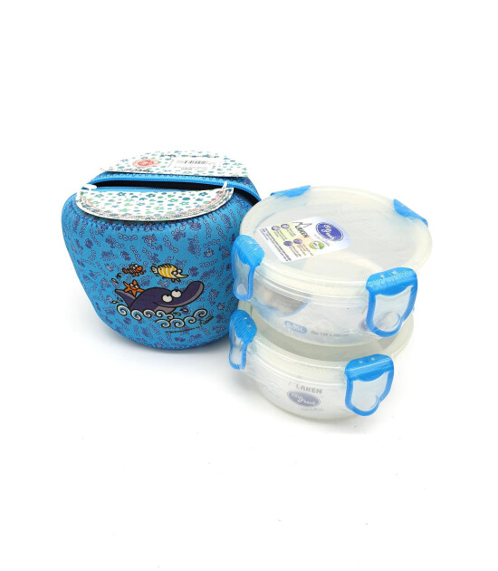 Laken Junior 0.35Lx2 Vakum Kapaklı Kap+Neopren Kılflı Lkkf35-D
