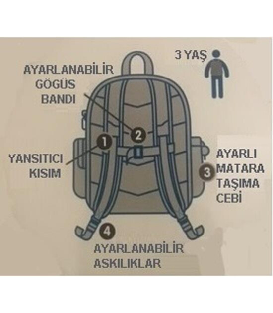 Laken Large Çocuk Sırt Çantası Katuki // Tutti Frutti