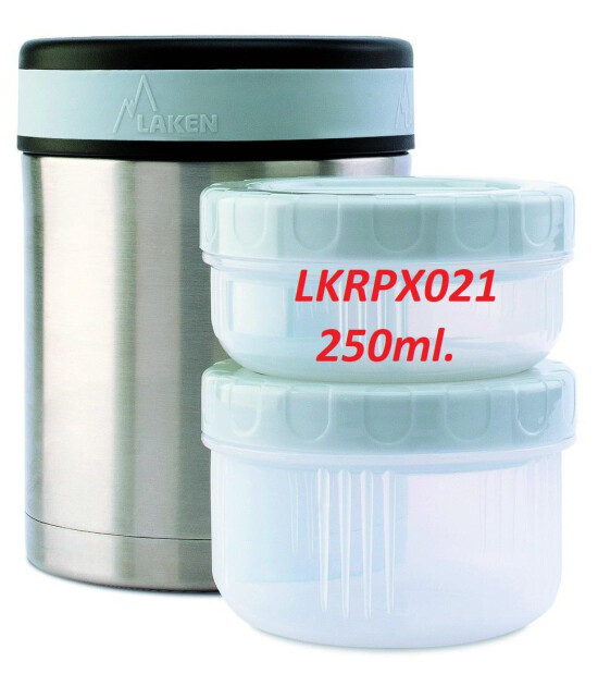 Laken Yemek Termos içi Yedek PP Kap (250 ml) // Gri