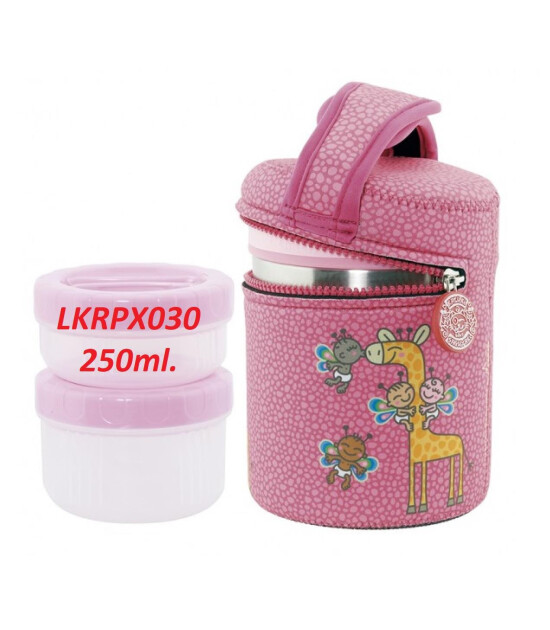 Laken Yemek Termos içi Yedek PP Kap (250 ml) // Pembe