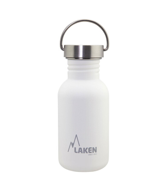 Laken Paslanmaz Çelik Basic Şişe (500 ml) // Beyaz