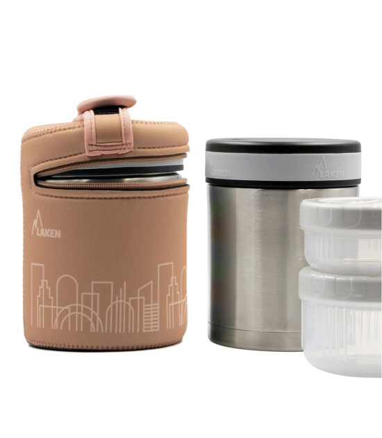 Laken Neoprene Kılıflı Yemek Termosu (1 Lt) // City