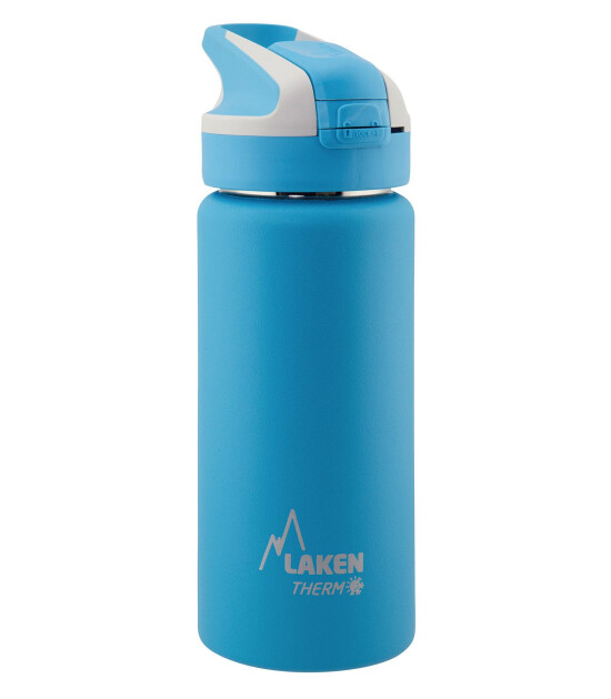 Laken Summit &Ccedil;elik Termos Pipetli Suluk (500 ml) // Mavi