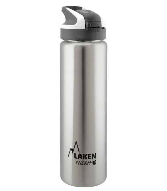 Laken Summit Çelik Termos Pipetli Suluk (750 ml) // Metal Gri