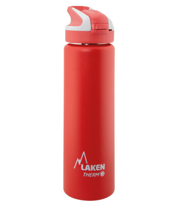 Laken Summit Çelik Termos Pipetli Suluk (750 ml) // Kırmızı