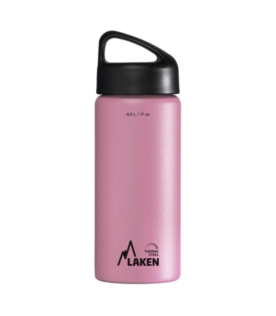 Laken Klasik Çelik Termos Şişe (750 ml) // Pembe