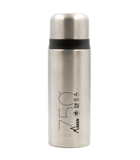 Laken Paslanmaz Çelik Termos Şişe (750 ml) // Metal