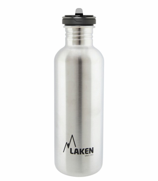 Laken Flow Basic Bottle Pipetli Suluk (1 Lt) // Çelik