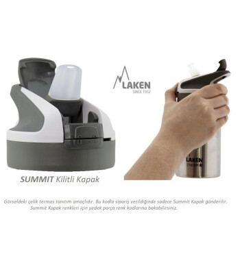 Laken Summit Şişe Yedek Kapak // Kırmızı-Beyaz