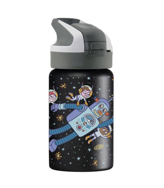 Laken Summit Çelik Termos Pipetli Suluk (350 ml) // Space Robot