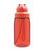 Laken Tritan Pipetli Suluk (450 ml) // Rojo