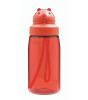 Laken Tritan Pipetli Suluk (450 ml) // Rojo