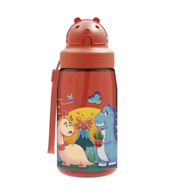 Laken Tritan Pipetli Suluk (450 ml) // Dinos Love