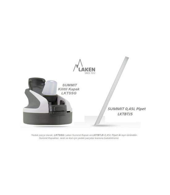 Laken Summit Tritan Pipetli Suluk (450 ml) // Popicorns