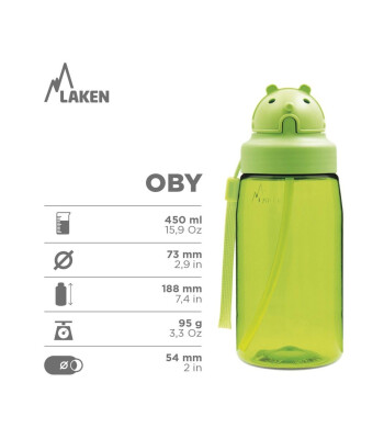 Laken Tritan Pipetli Suluk (450 ml) // Funny Cars