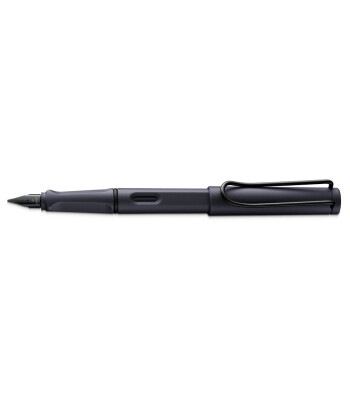 Lamy Safari Dolma Kalem (Metal Klips) (F Uç) // Steel Black