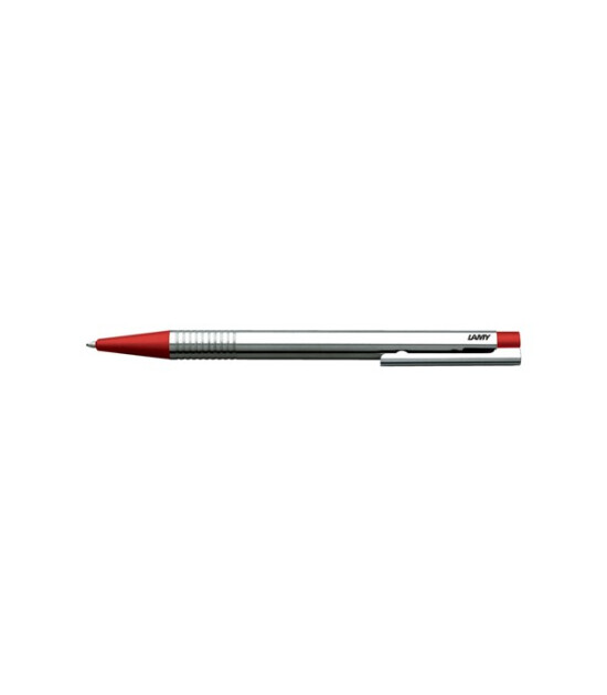 Lamy Logo Tükenmez Kalem (Paslanmaz Çelik) // Kırmızı