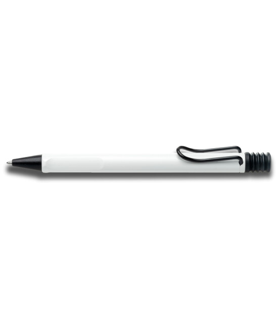 Lamy Safari Tükenmez Kalem Siyah Klips // Beyaz
