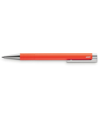 Lamy Logo Lx Tükenmez Kalem (Paslanmaz Çelik) // Neon Orange Matt