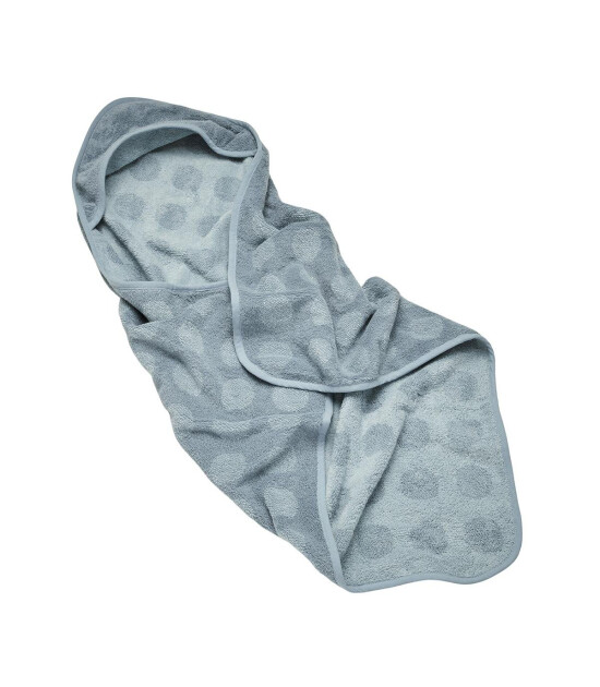 Leander Hoodie Başlıklı Bebek Havlu // Blueberry