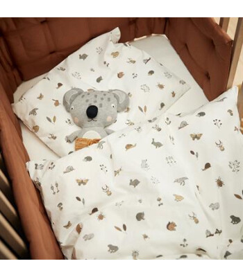 Leander Çocuk Nevresim Takımı Forest // Cappuccino