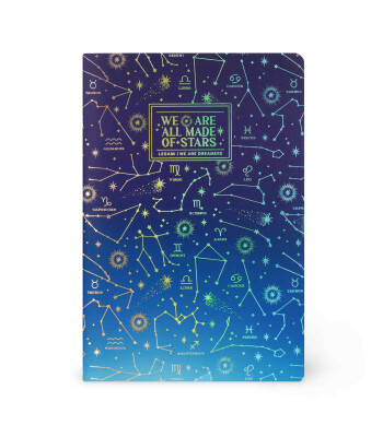 Legami Çizgili Defter (Quaderno) Orta // Yıldızlar