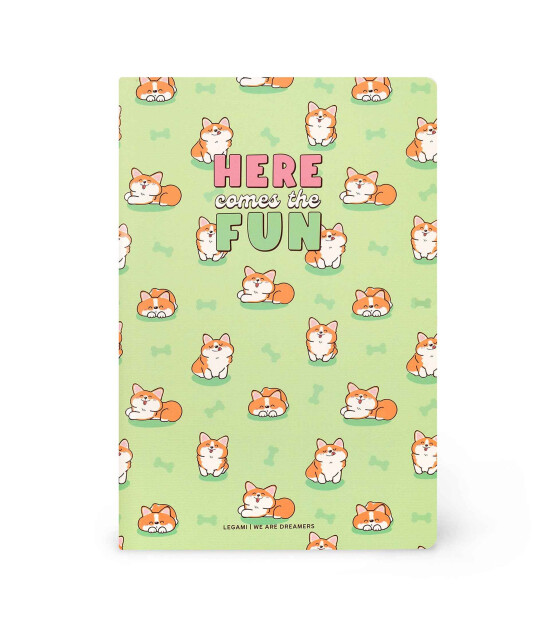 Legami &Ccedil;izgisiz Defter (Quaderno) Orta // Corgi