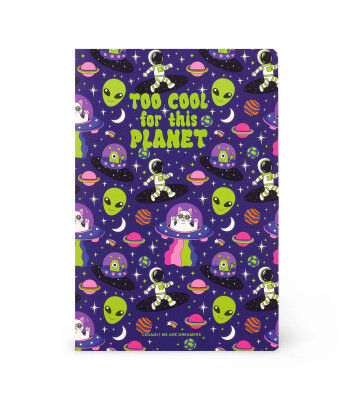 Legami Çizgili Defter (Quaderno) Küçük // Uzay